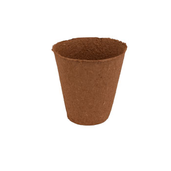 Image of Nutley's 8cm Biodegradeable Organic Wood Fibre Plantable Plant Pots