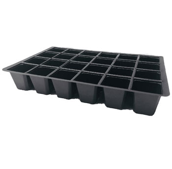 Image of Nutley's 24-Cell Cavity Inserts for 38cm Seed Trays Seedlings (Pack of 6)