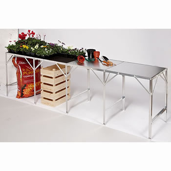Image of Greenhouse Benching Single Tier - 76cm wide x 231cm long