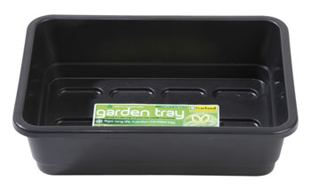 Image of 6x Garland Standard Half-Size Seed Trays: Green, With holes