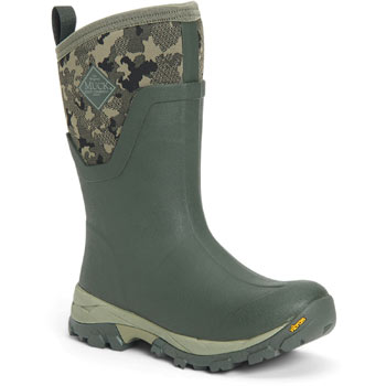 Image of Muck Boots W/ Camo Arctic Ice Mid - Moss - UK 4