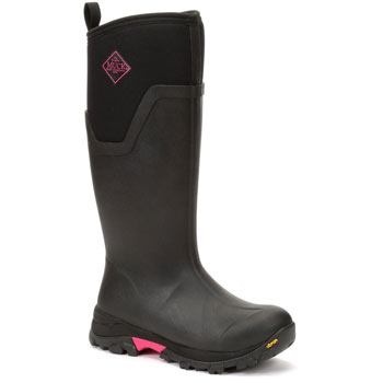 Image of Muck Boots Arctic Ice Tall AGAT - Black/Hot Pink - UK 8
