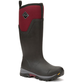 Image of Muck Boots Arctic Ice Tall AGAT - Black/Maroon - UK 7