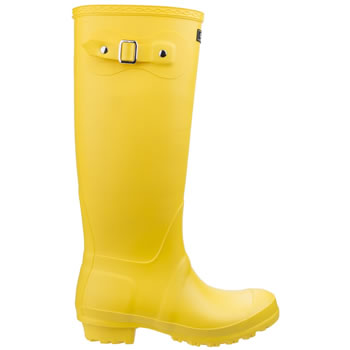 Image of Cotswold Sandringham Ladies Wellington Boots in Yellow - UK 9
