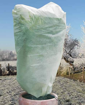 Image of 2x Haxnicks Large Easy Fleece Jackets: Frost Protection for Plants