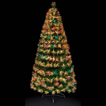 Image of Premier 80cm Colour Change Firework Burst Christmas Tree with Warm White LEDs (FT171084)