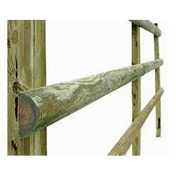 Extra image of Wooden post and rail packs for a 2 rail fence fencing - 9m