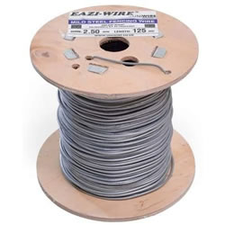 Small Image of 200m Roll of 2mm Diameter Galvanised Mild Steel Line or Straining Wire in a Handy Spool