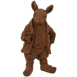 Small Image of Mr Ratty Garden Sculpture from The Wind in the Willows - made from Cold Cast Iron