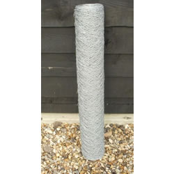 Small Image of 50m x 0.9m (3ft) - Galvanised Chicken Wire Mesh - 50mm