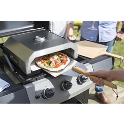 Small Image of La Hacienda Firebox Stainless Steel BBQ Pizza Oven