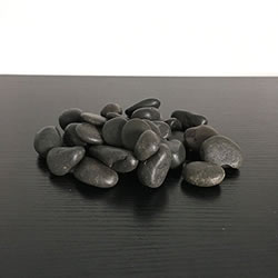 Small Image of 1kg New Black Natural Decorative Stones Pebbles
