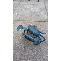 Extra image of Crab Ornament For Garden Or Home Cast Aluminium In Antique Finish