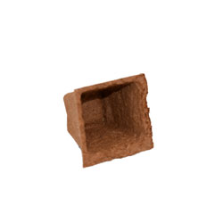 Extra image of Nutley's 6cm Square Biodegradable Organic Wood Fibre Plantable Plant Pots - Pack quantity: 50