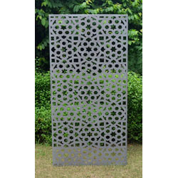 Extra image of Moroccan Decorative Garden Screen Steel Wall Art - 1.8m Tall