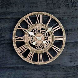 Small Image of Newby Mechanical Bronze Effect Clock