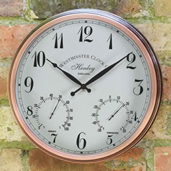 Small Image of Henley Clock & Thermometer