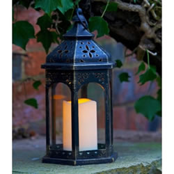 Small Image of Smart Garden Moroccan Lantern (SG1950300RD)