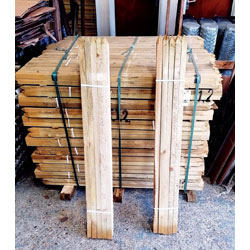 Small Image of Square & Pointed Wooden HC4 Pressure Treated Tree Stakes/Posts, 60cm x 45mm - 50 Stakes