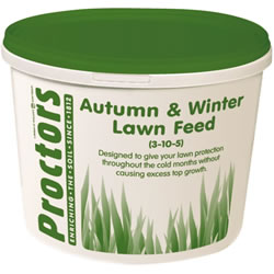 Small Image of 5kg tub of New Proctors Autumn and Winter lawn grass feed for 285 sqm