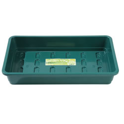 Small Image of 6x Garland Standard Full-Size Seed Trays: Green, with holes
