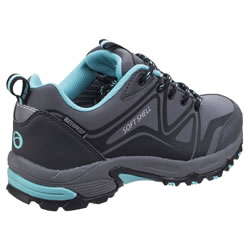 Extra image of Cotswold Abbeydale Low Boot in Grey, Black, Aqua - UK 6
