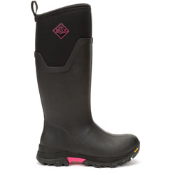 Extra image of Muck Boots Arctic Ice Tall AGAT - Black/Hot Pink - UK 3