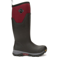 Extra image of Muck Boots Arctic Ice Tall AGAT - Black/Maroon - UK 3