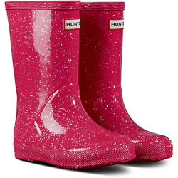 Extra image of Hunter Thrift Kids First Classic Giant - Glitter - UK Size 1