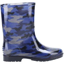 Small Image of Cotswold Navy Camo PVC Jnr - UK Size 9 JNR