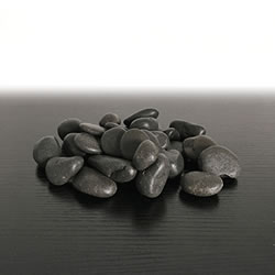 Small Image of 500g Decorative Natural BLACK PEBBLES Stones Chippings Gravel HOME GARDEN Rocks