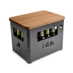 Extra image of Beer Box Firepit, BBQ Grill & Stool