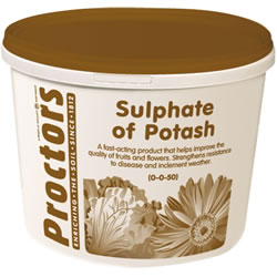 Small Image of 5kg tub of Proctors sulphate of potash general garden fertiliser soil improver