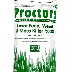 Small Image of 20kg sack of Proctors Lawn feed, weed and moss killer -