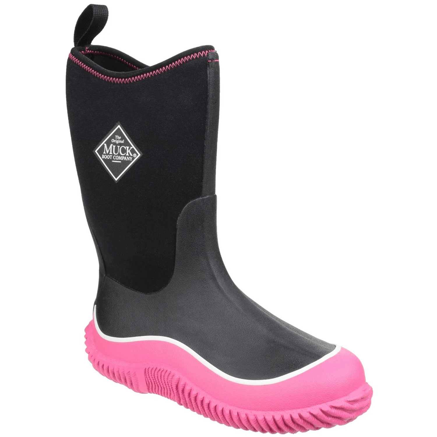 Black/Pink RRP £49.99 Our Price £29.95 Muck Boot Kids Hale Wellie 