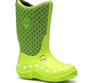 Image of Muck Boot Kids Hale Tall Wellies in Green - UK 9