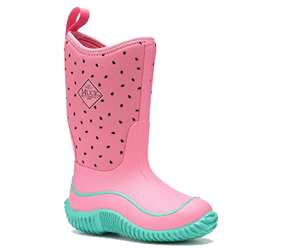 Image of Muck Boot Kids Hale Tall Wellies in Pink - UK 12