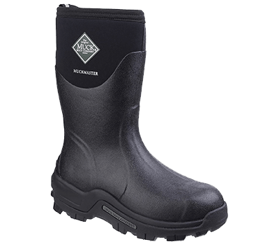 Image of Muck Boot Muckmaster Mid Boots in Black - UK 13
