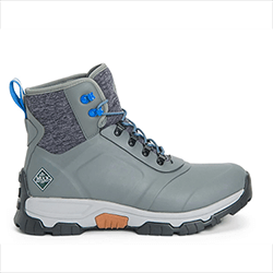 Small Image of Muck Boot Men's Apex Lace up Short Boots - Grey - UK 11