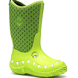 Small Image of Muck Boot Kids Hale Tall Wellies in Green - UK 1