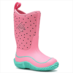 Small Image of Muck Boot Kids Hale Tall Wellies in Pink - UK 12