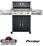 Napoleon Prestige I Gourmet Gas BBQ Grill in Black