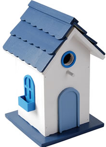 White House Bird Nest Box