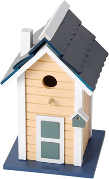 Yellow House Bird Nest Box