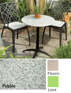 Nova Granite Pebble Bistro Set