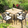 Nova Bistro Sylvan Set (Topaz, Brompton Cushions)