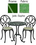 Nova Juno 2 Seater Set (Jade, Sophie Cushions)