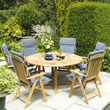 Nova Richmond Round 6 Seater Recliner Set