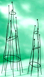 Small Garden Obelisk - Crooked