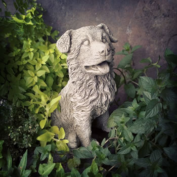 Image of Terrier Puppy Stone Ornament